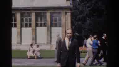 Ireland (1961): Man On A Suite Walking Happily On A Beautiful Day