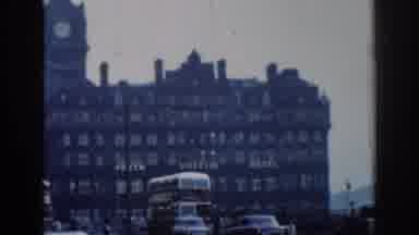 London England-1961: 1960's London Trip With Big Ben, Busy City Streets And