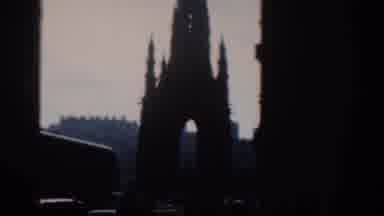 London England (1961): Vintage Footage Of A Historic, Gothic Style Building With