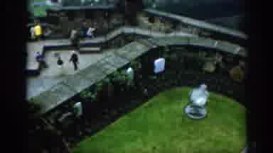 London England (1961): Man Down The Street Near The Mansion