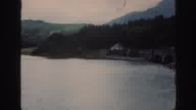 Scotland (1961): Lake And Building Nestled Upon Hill