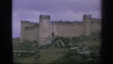 Spain (1966): Castle Tree Wind Landscape Medieval Times Windows Door Beautiful