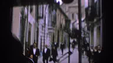 Spain (1966): Early Sixties, Visiting Spain On The Trolly Riding Through People