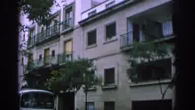 Spain (1966): Many Windows On Several Building Are Shown With Their Architecture