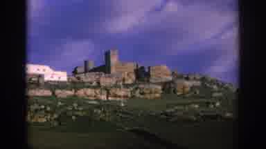 Spain (1966): Ancient Historical Buildings In The Green Hills Countryside