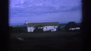 Spain (1966): Looking Out Window While Driving A Car Past A Farm