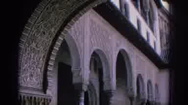 SPAIN-1966: Vintage Recording Of Foreign Islamic-Like Buildings Depicting