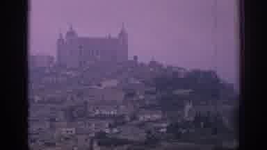 Spain (1966): Filtered Old-Fashioned Film Of Historical Architecture In The Rural