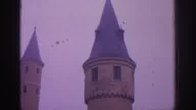 Spain (1966): Visit To A Well Maintained Medieval Style Castle Frequented By