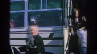 Spain (1966): Passengers Getting Of A Bus, With The Conductor Standing On The