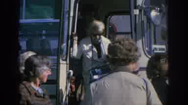 Spain (1966): Older Ladies Getting Off The Bus