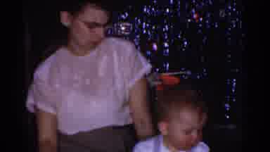 Omaha Nebraska USA (1968): Baby Crying Because There Are No More Presents Under
