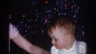 Omaha Nebraska USA (1968): A Baby Being Sad In The Video , And A Kid On His Right