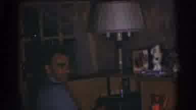 Omaha Nebraska USA (1968): Man Turns His Head To Look At Person Recording And Then