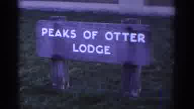 Bedford Virginia USA-1971: Peaks of Otter Lodge Apartment Complex