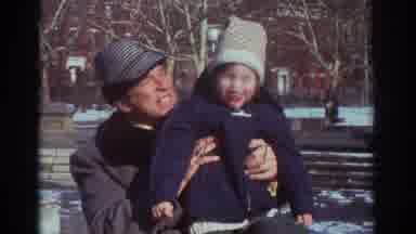 Bedford Virginia USA (1971): Grandfather At The Park With His Grandson