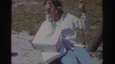Miami Florida USA (1971): Family At The Playground Together Women Swinging And
