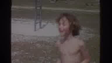 Miami Florida USA (1971): Kids On Slide, Boy Running Jumping At Playground In