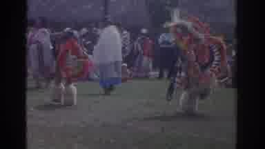 Miami Florida USA (1971): Traditional Native Dancing In Ceremonial Feathered