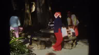 Miami Florida USA (1971): Several People In A Park