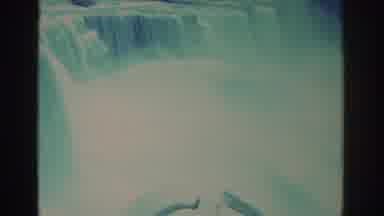 Niagra Falls New York USA (1971): Waterfall Recorded With An Old Camera