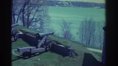 Niagra Falls New York USA (1971): Curious Child Climbs Up Onto The Historic