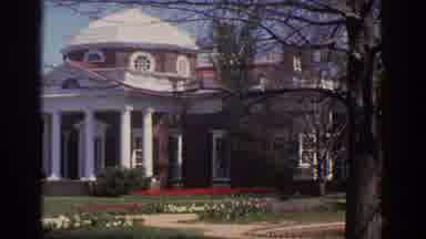Richmond Virginia USA (1971): House Trees Grass Yard Lawn Suburb Mansion Property
