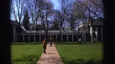 Richmond Virginia USA (1971): People Conversing While Examining Vast Grounds Of