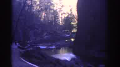 Richmond Virginia USA (1971): Peaks Of Otter Lodge Creek Off Side Of Road And
