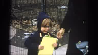 Philadephia Pennsylvania USA (1972): The Photogenic Girl Waving Because She Is