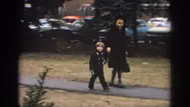Philadephia Pennsylvania USA (1972): A Mother's Love For Her Son Outside