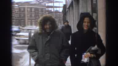 Philadephia Pennsylvania USA (1972): Your Grandma Walking Your Grandson