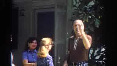 Philadephia Pennsylvania USA (1972): An Older Man Greeting A Gentleman And Two