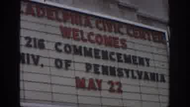 Philadephia Pennsylvania USA (1972): University Of Pennsylvania Commencement