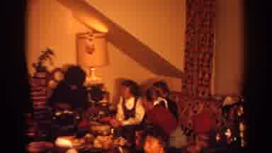 Philadephia Pennsylvania USA (1972): Family Christmas Party With Many Children Is