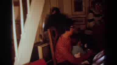 Philadephia Pennsylvania USA (1972): Family Gathered In A Room Sitting And Talking