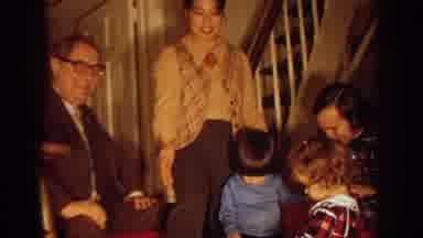 Philadephia Pennsylvania USA (1972): Mom Took The Kids To Visit Grandpa On His