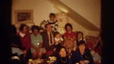 Philadephia Pennsylvania USA (1972): Family Gathering At The Holidays Celebration