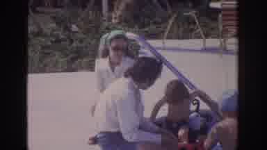 Philadephia Pennsylvania USA (1972): Enjoying A Summer Day With The Kids By The
