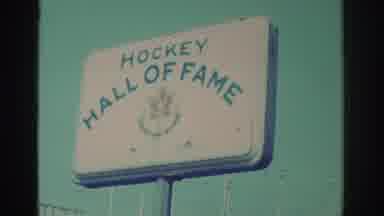 Toronto Canada (1972): A Sports Sign Is Shown And Then A Big Buildings Outside