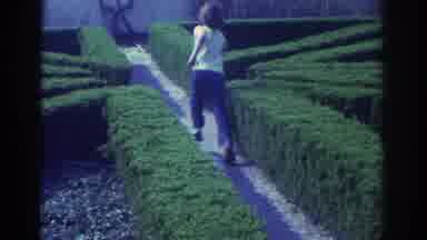 Toronto Canada (1972): Child Excitedly And Happily Waving And Running Through Bush