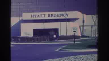 Toronto Canada (1972): Video Of The Entrance Way Of Hyatt Regency, Depicting High