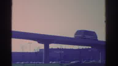 Toronto Canada (1972): Elevated Transport Monorail Takes People To Vehicle Factory