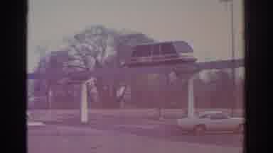 Toronto Canada (1972): Christmas Gathering With Children Tram Car Moving On