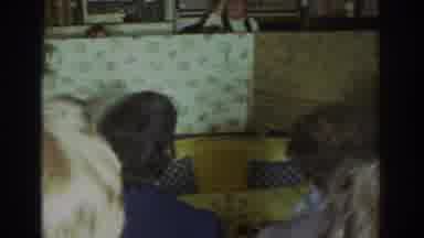 Toronto Canada (1972): Children Putting On A Show Behind Sheets And Blankets While