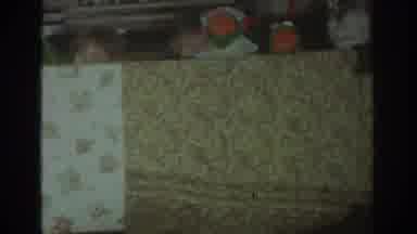 TORONTO CANADA-1972: Video Of Little Kids With Hand Puppets Playing Or Putting