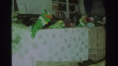 Toronto Canada (1972): Kids Making A Toy Puppet Show For Their Parent In Their