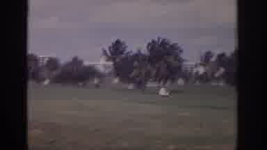 Naples Florida USA (1973): Footage Of A Courtyard And An Apartment Building On A