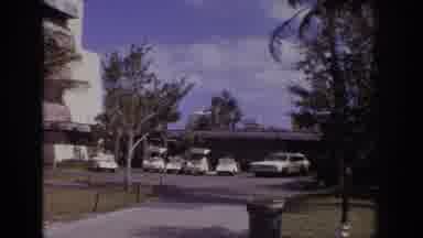 Naples Florida USA (1973): A Driveway With A White Car Parked Outside, And Then
