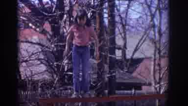 Philadelphia Pennsylvania USA (1973): The Children Are Playing In The Yard Out